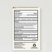 White product box displaying Drug Facts label for nail fungus control with active ingredients, usage instructions, and warnin