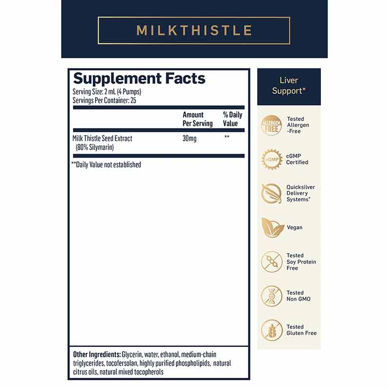 Milk Thistle Nanoemulsified, by Quicksilver Scientific, image #2