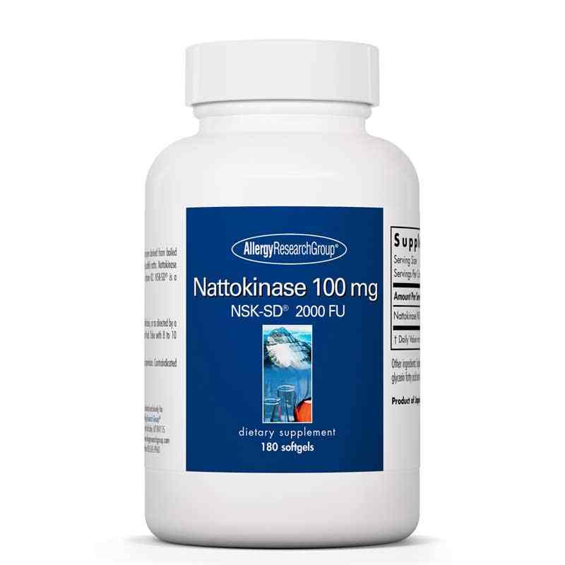Nattokinase 100 Mg, 180 Softgels, by Allergy Research Group
