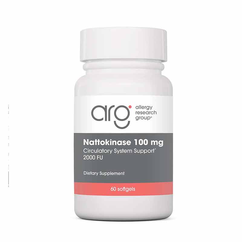 Nattokinase 100 Mg, 60 Softgels, by Allergy Research Group