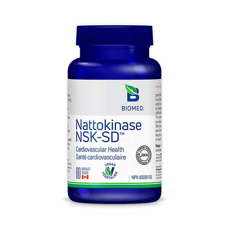 Nattokinase NSK-SD, 60 Capsules, by Biomed