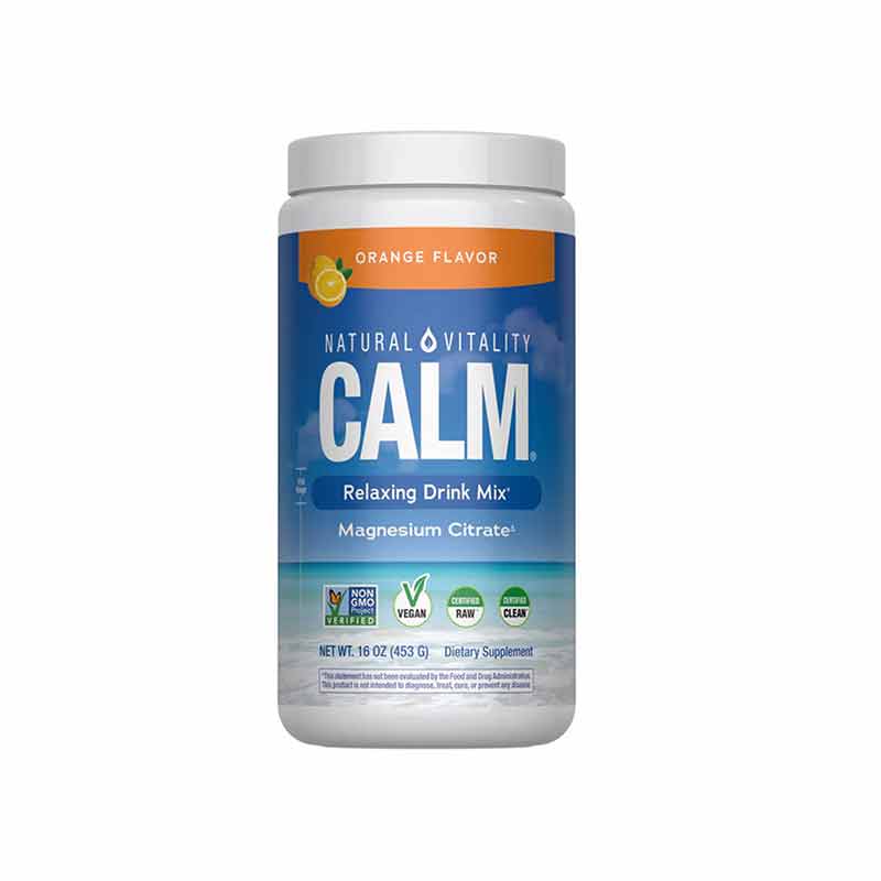 Natural Calm, Orange, 16 Oz, by Natural Vitality
