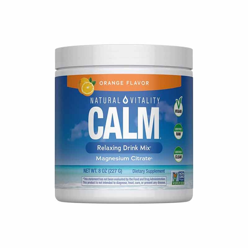 Natural Calm, Orange, 8 Oz, by Natural Vitality