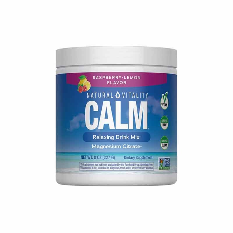 Natural Calm, Raspberry-Lemon, 8 Oz, by Natural Vitality