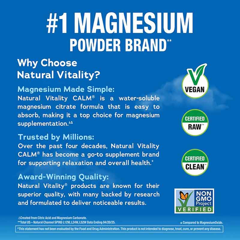 Natural Calm, Unflavored, 16 Oz, by Natural Vitality, image #6