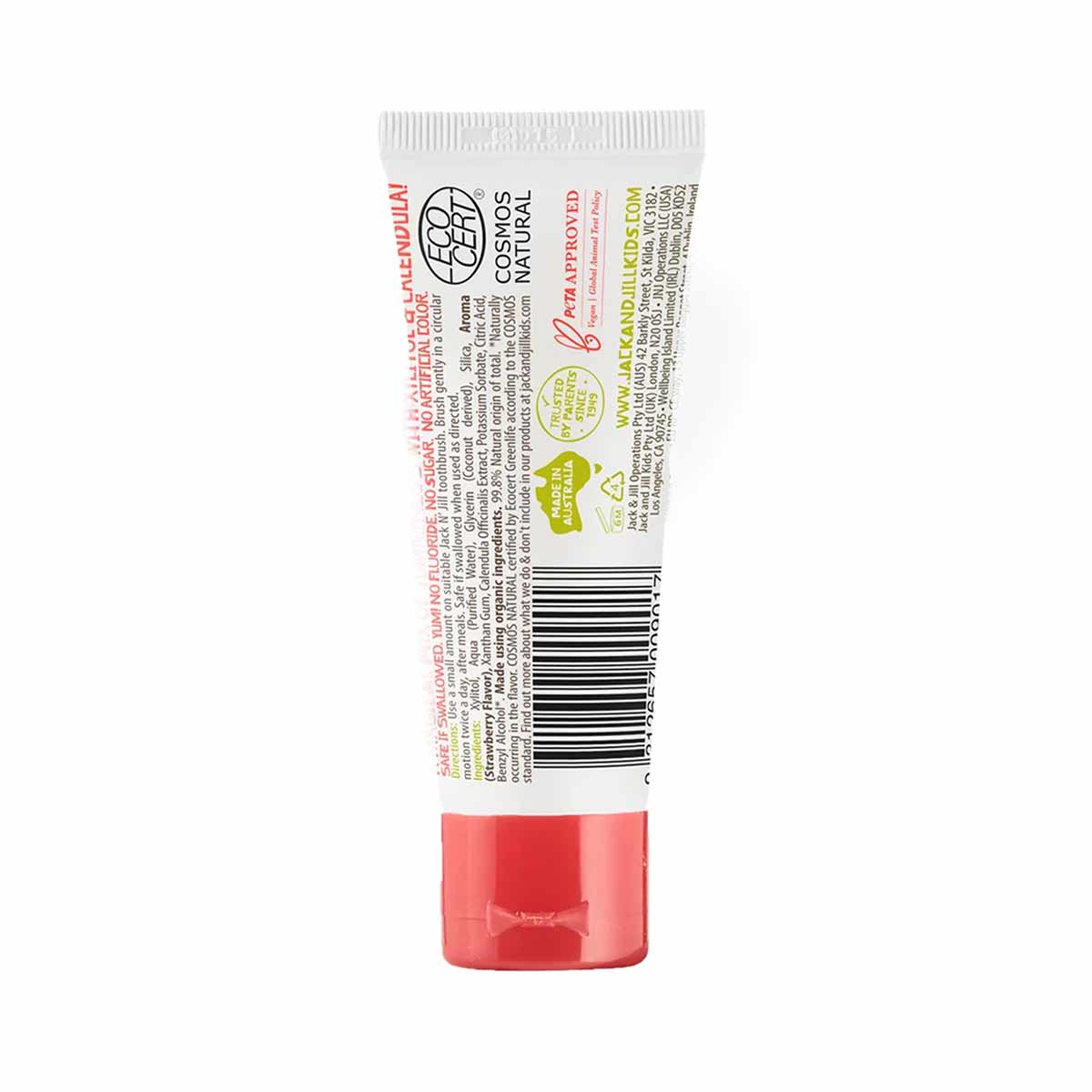 Natural Certified Kid's Toothpaste, by Jack N' Jill