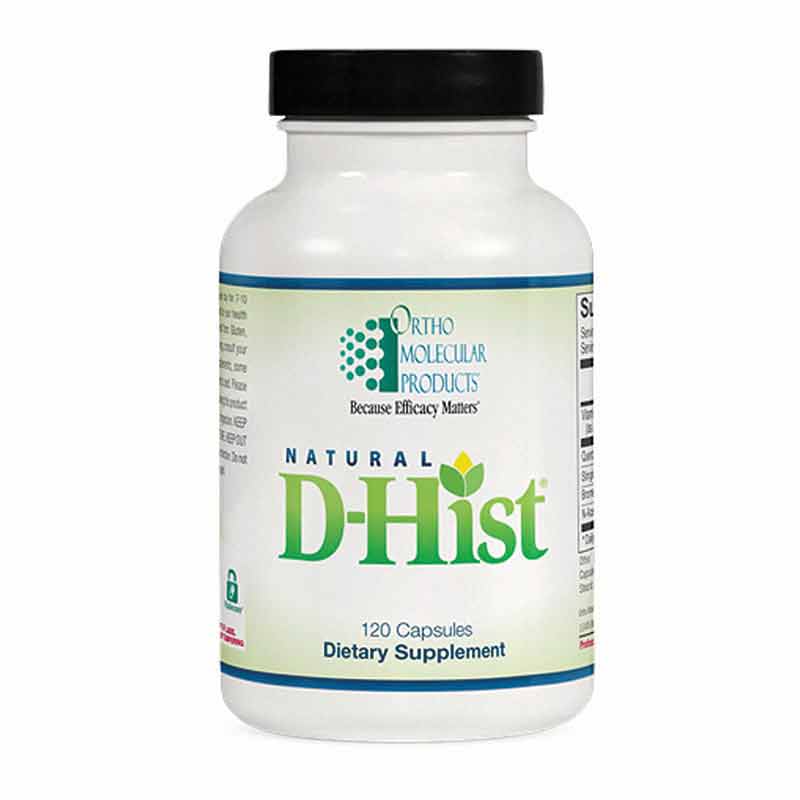Natural D-Hist, 120 Veg Capsules, by Ortho Molecular