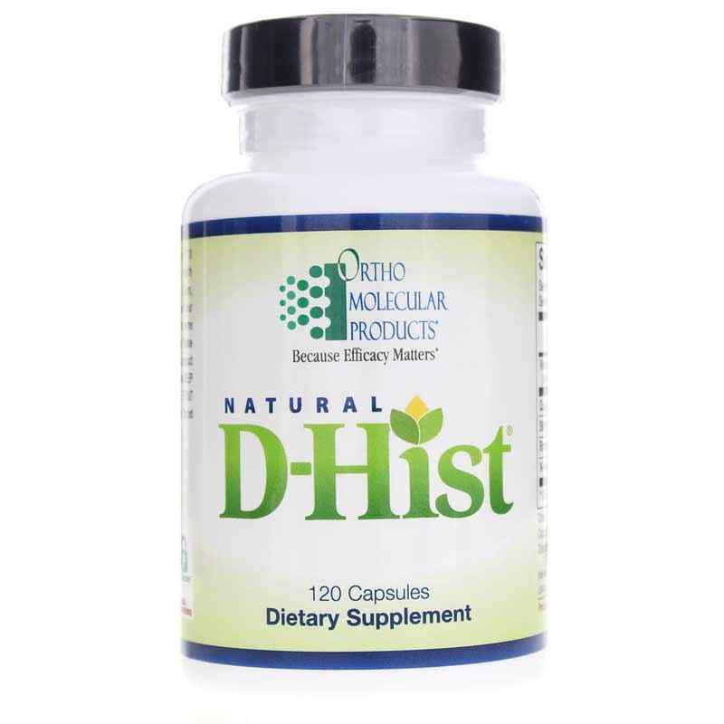 Natural D-Hist California Only, 120 Capsules, Ortho Molecular – Natural ...