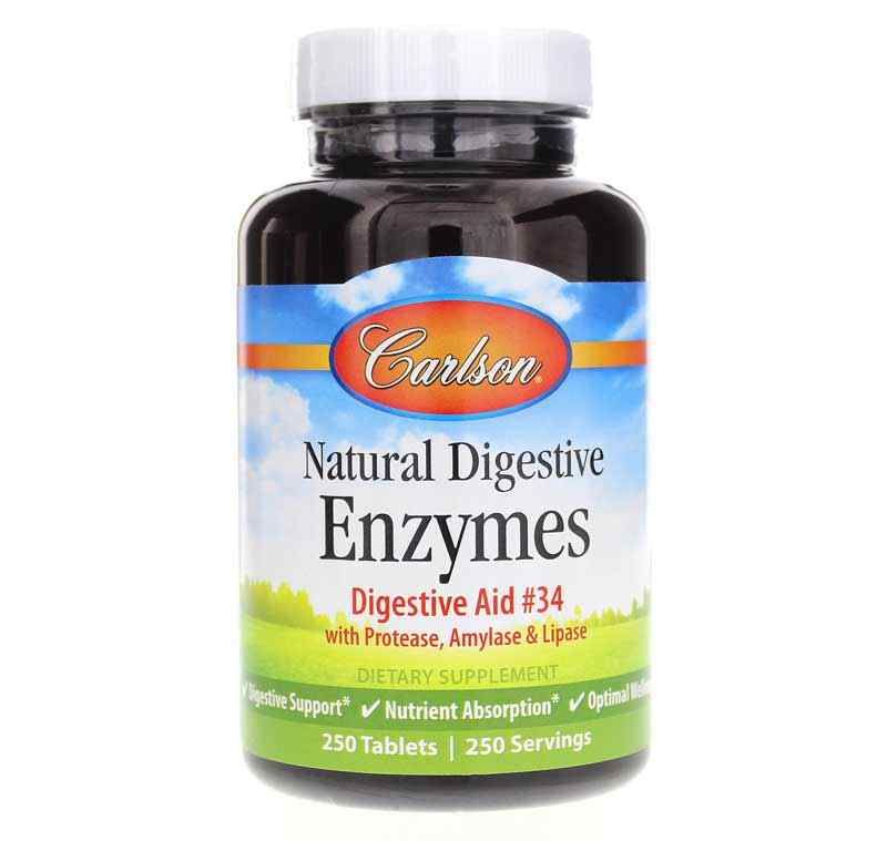 Natural Digestive Enzymes, by Carlson Labs