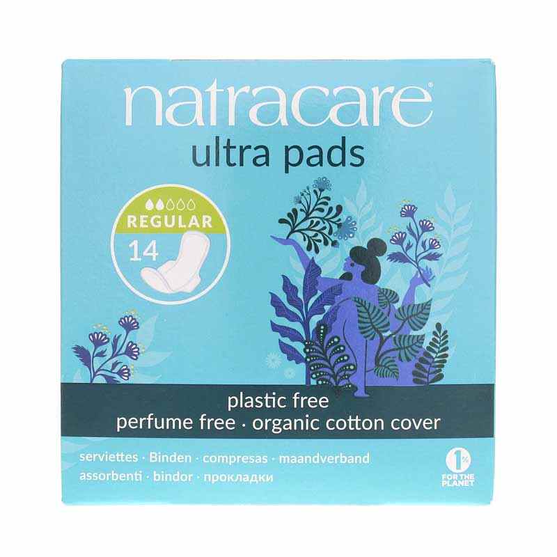 Natural Organic Ultra Pads Regular, by Natracare