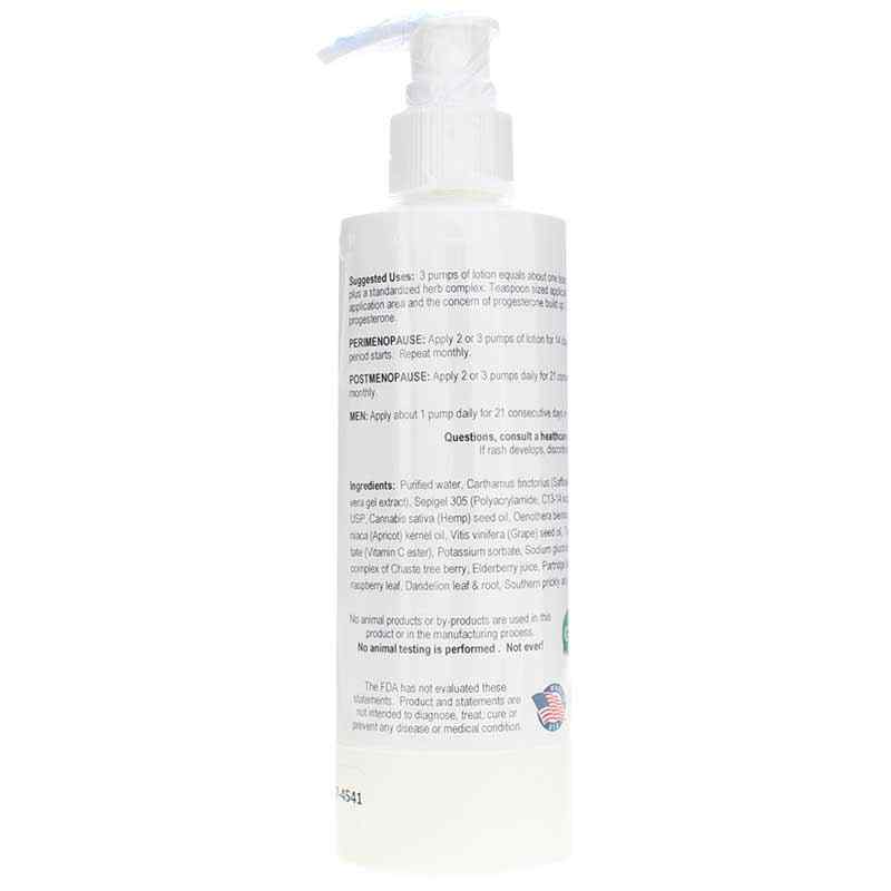 Natural Progesterone Lotion Plus Herbs, 8 Oz, by Natural Radiance, image #2