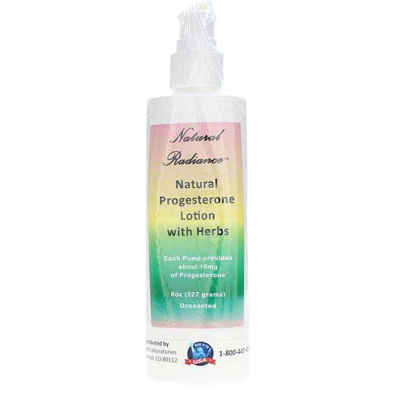 Natural Progesterone Lotion Plus Herbs, by Natural Radiance