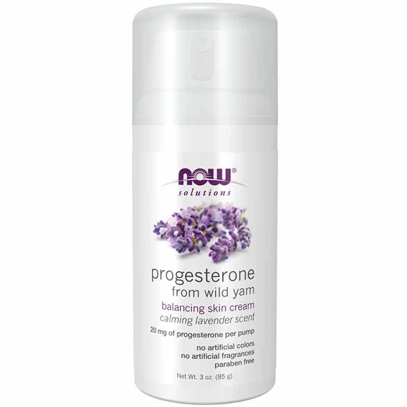Progesterone Balancing Skin Cream, Lavender, by NOW Foods