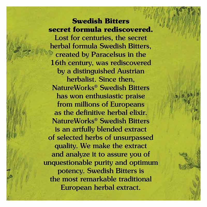 NatureWorks Swedish Bitters, 8.45 Oz, by Natures Way, image #4