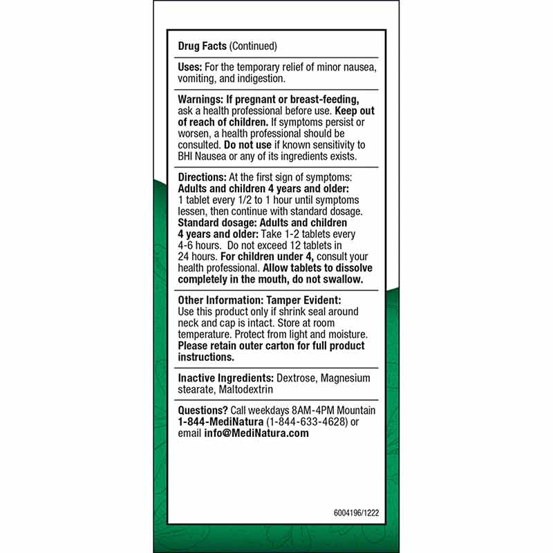 Nausea Relief Tablets, by BHI, image #4