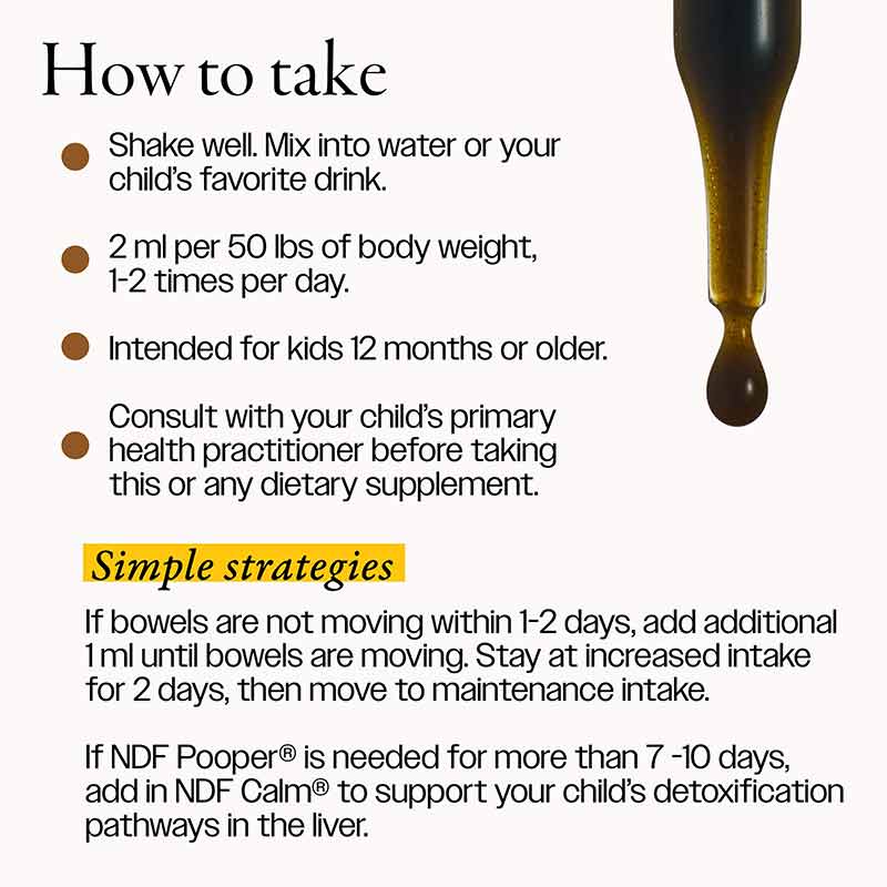 NDF Pooper Herbal Drops, Mango, 2 Oz, by BioRay Kids, image #4