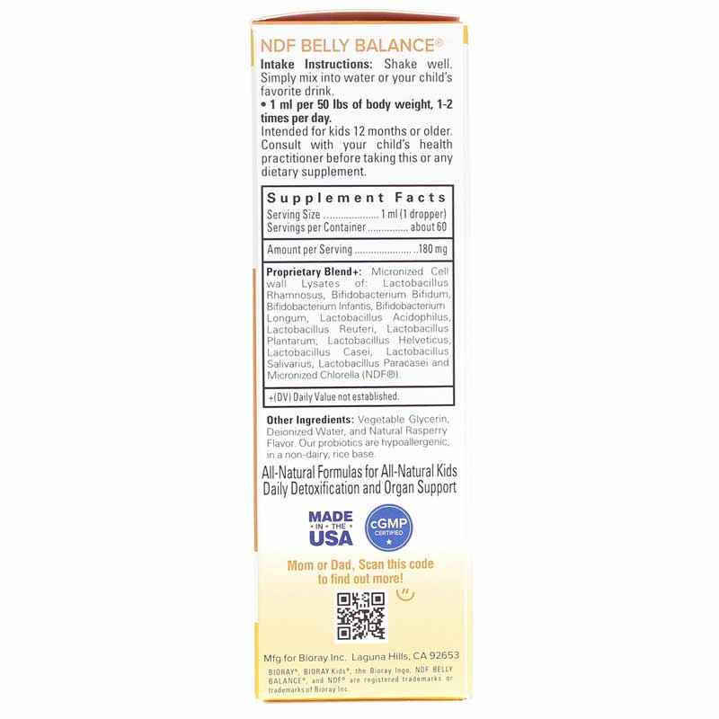 NDF Tummy Probiotic Drops, Berry, 2 Oz, by BioRay Kids, image #2