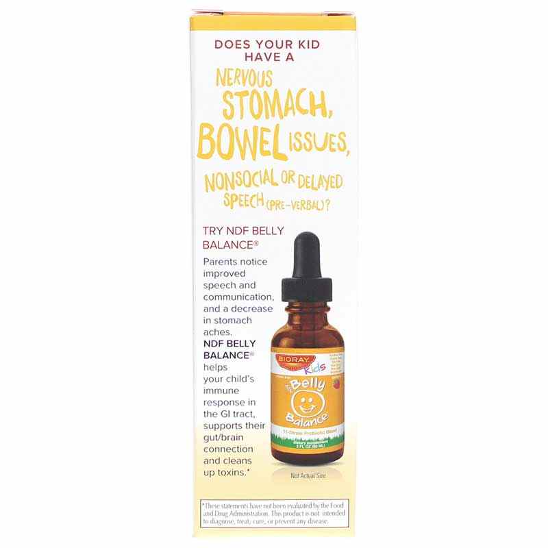 NDF Tummy Probiotic Drops, Berry, 2 Oz, by BioRay Kids, image #3