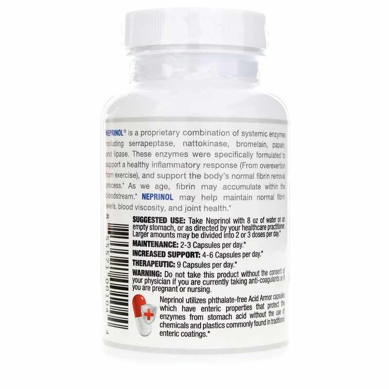 Neprinol Advanced Fibrin Defense, 90 Capsules, by Arthur Andrew Medical, image #3