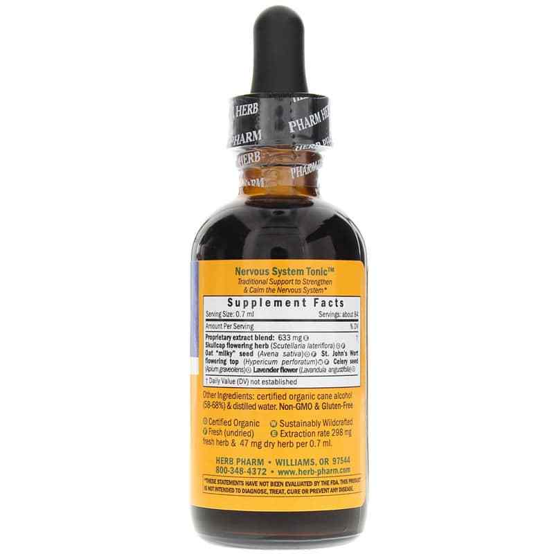 Nervous System Tonic, 2 Oz, by Herb Pharm, image #2