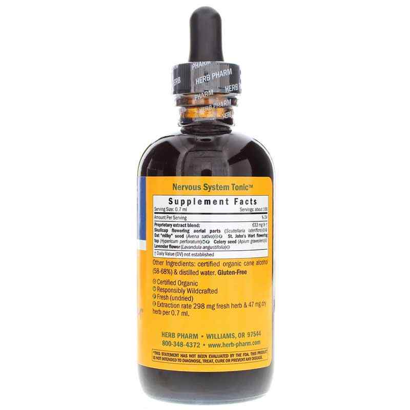 Nervous System Tonic, 4 Oz, by Herb Pharm, image #2