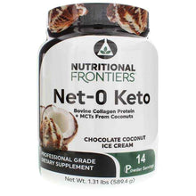 Net-O Keto Collagen Protein, Chocolate Coconut, by Nutritional Frontiers