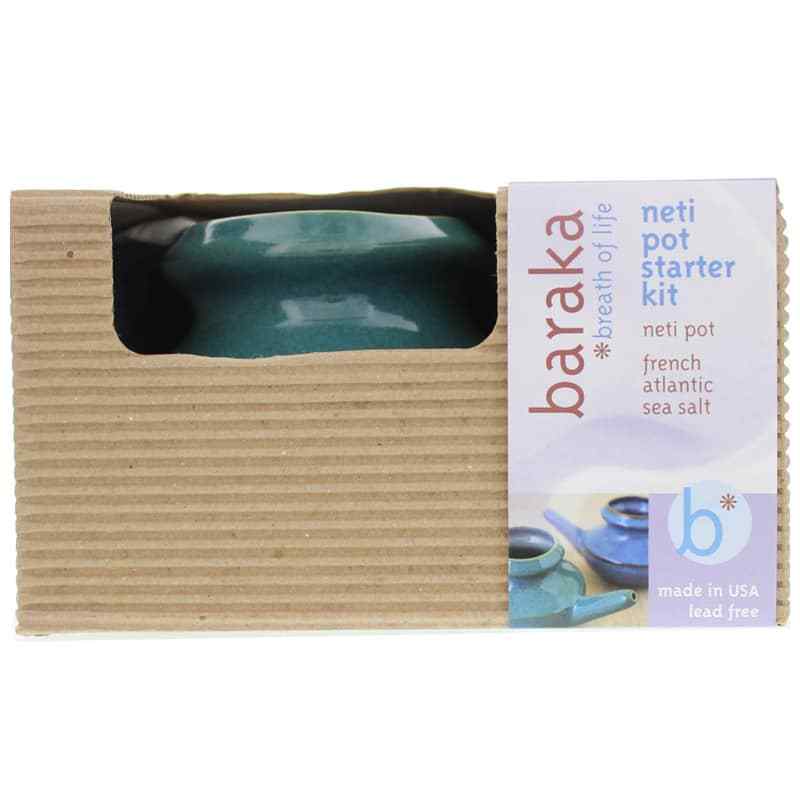 Neti Pot Starter Kit, Jade, by Baraka