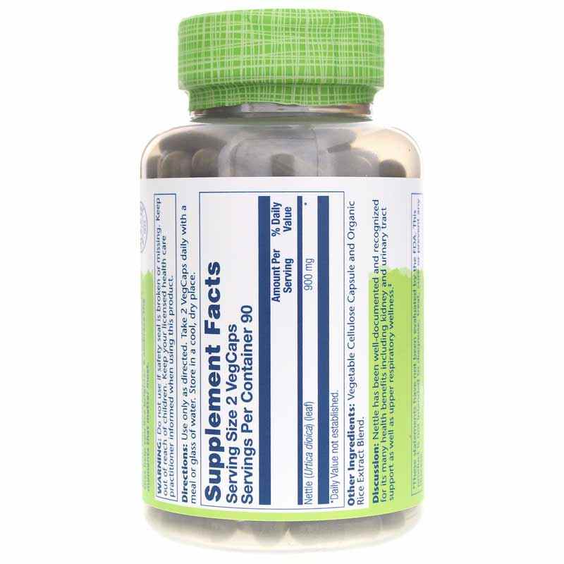 Nettle 900 Mg, 180 Veg Capsules, by Solaray, image #3