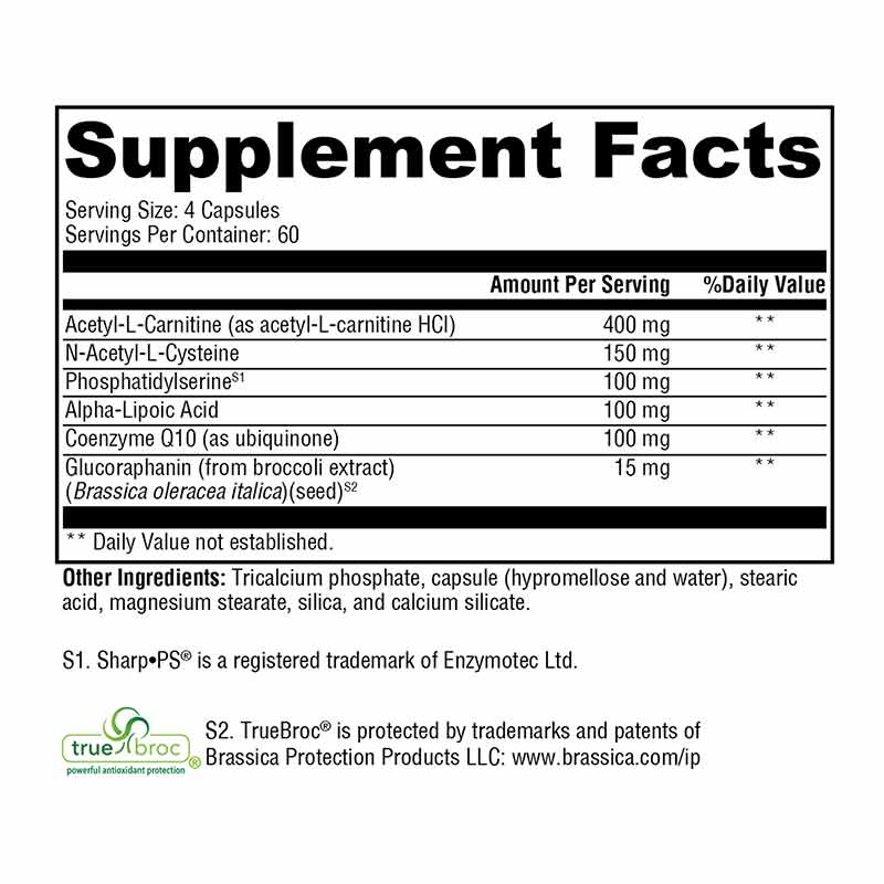 NeuroActives BrainSustain, 240 Veg Capsules, by Xymogen, image #2