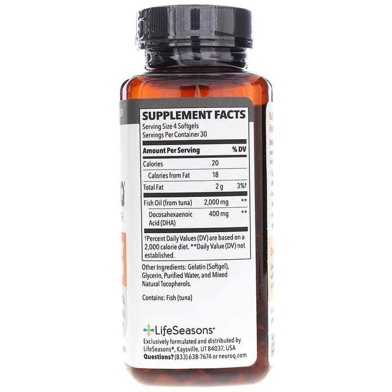 NeuroQ Brain Health Memory DHA-400, by LifeSeasons, image #2