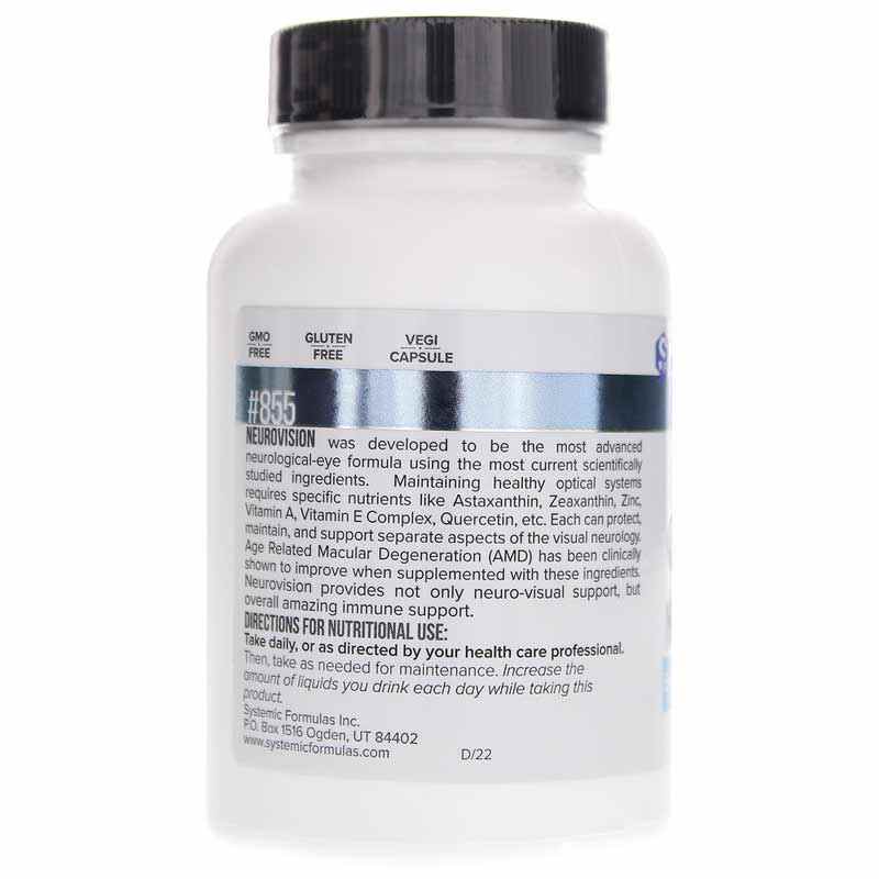 NeuroVision Eye & Immune Health, by Systemic Formulas, image #3