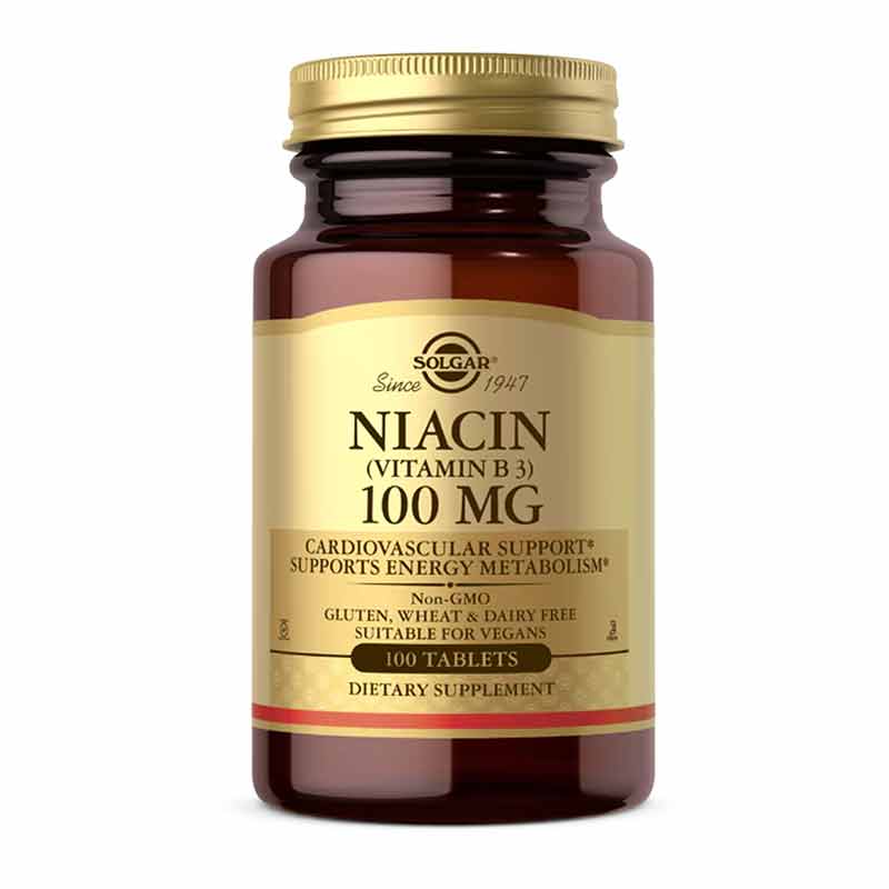 Niacin 100 Mg, by Solgar