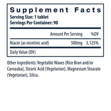 Niacin 500 Mg, 90 Tablets, by Vital Nutrients