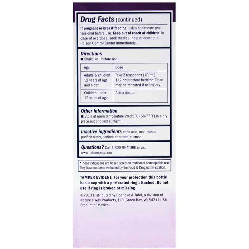 Nighttime Cough & Bronchial Syrup, 4 Oz, by Boericke & Tafel, image #3