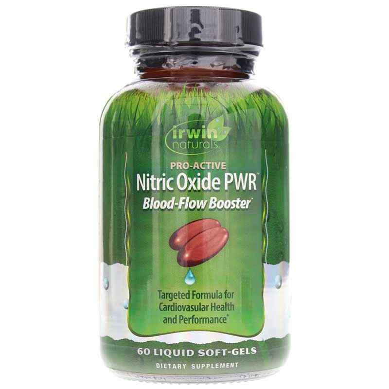 Nitric Oxide PWR Blood-Flow Booster, by Irwin Naturals