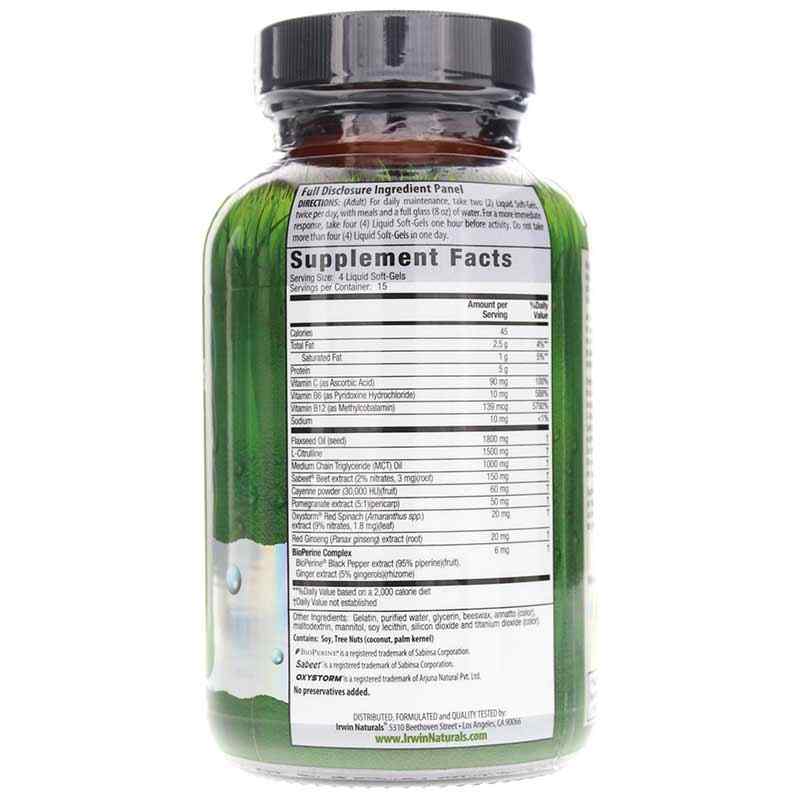 Nitric Oxide PWR Blood-Flow Booster, by Irwin Naturals, image #2