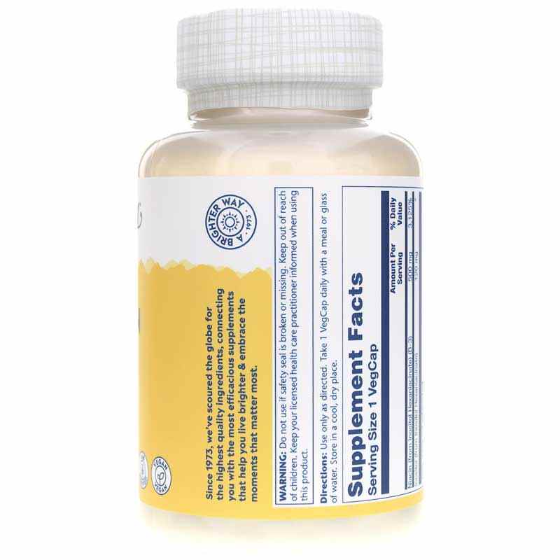No Flush Niacin 500 Mg, 100 Veg Capsules, by Solaray, image #2