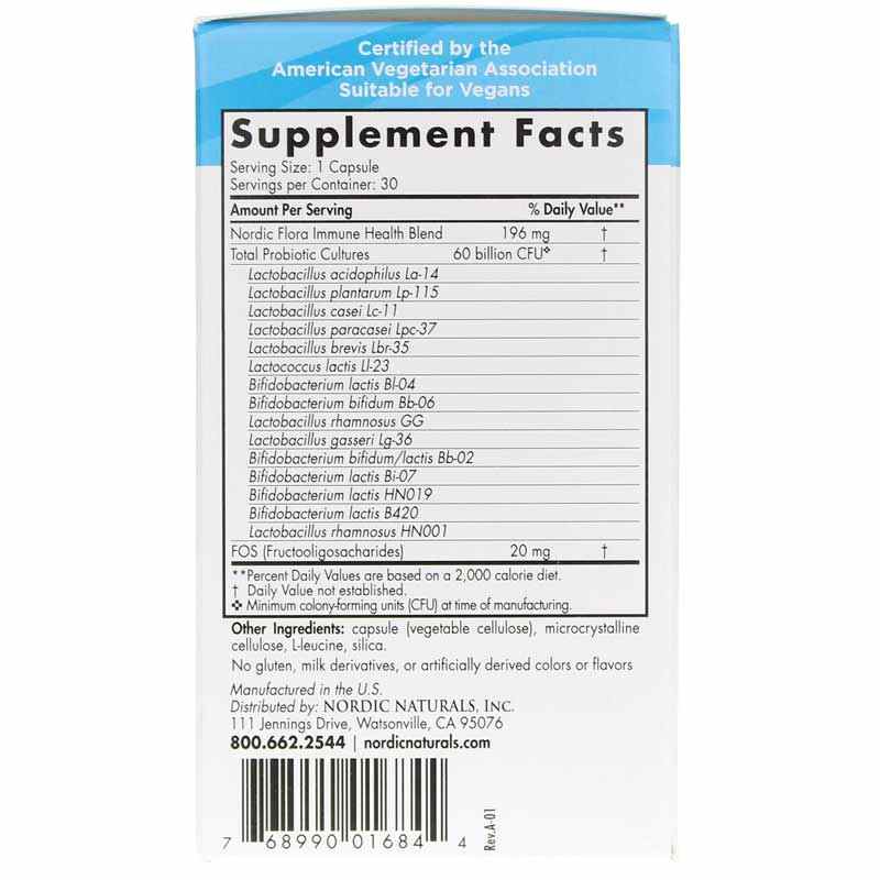 Nordic Flora Probiotic Immune Health, by Nordic Naturals, image #2