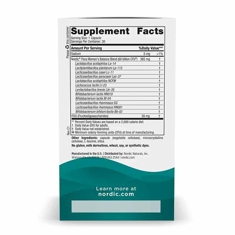 Nordic Flora Probiotic Women's Balance, by Nordic Naturals, image #2