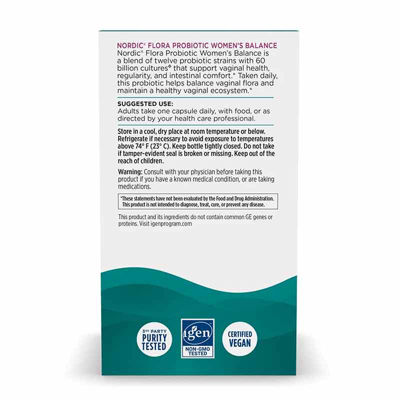 Nordic Flora Probiotic Women's Balance, by Nordic Naturals, image #3