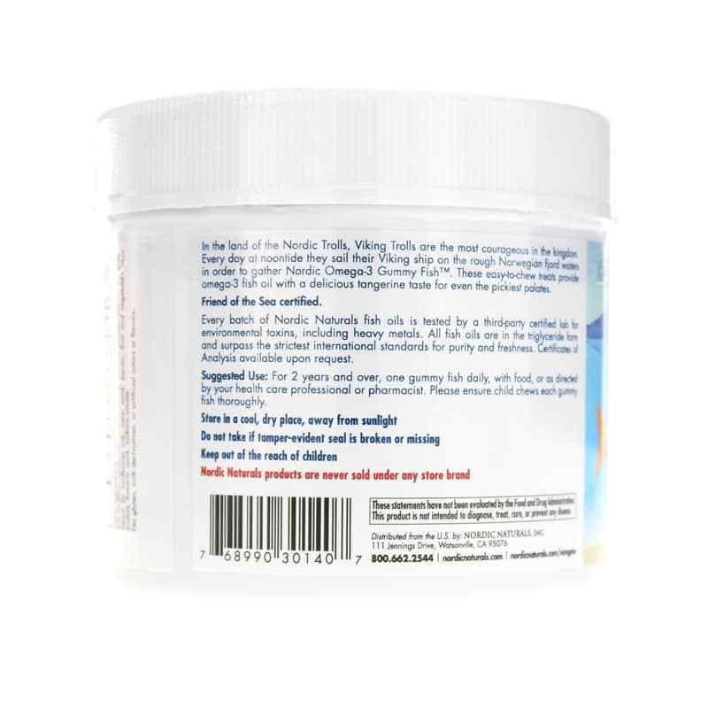Nordic Omega-3 Gummy Fish, by Nordic Naturals, image #3
