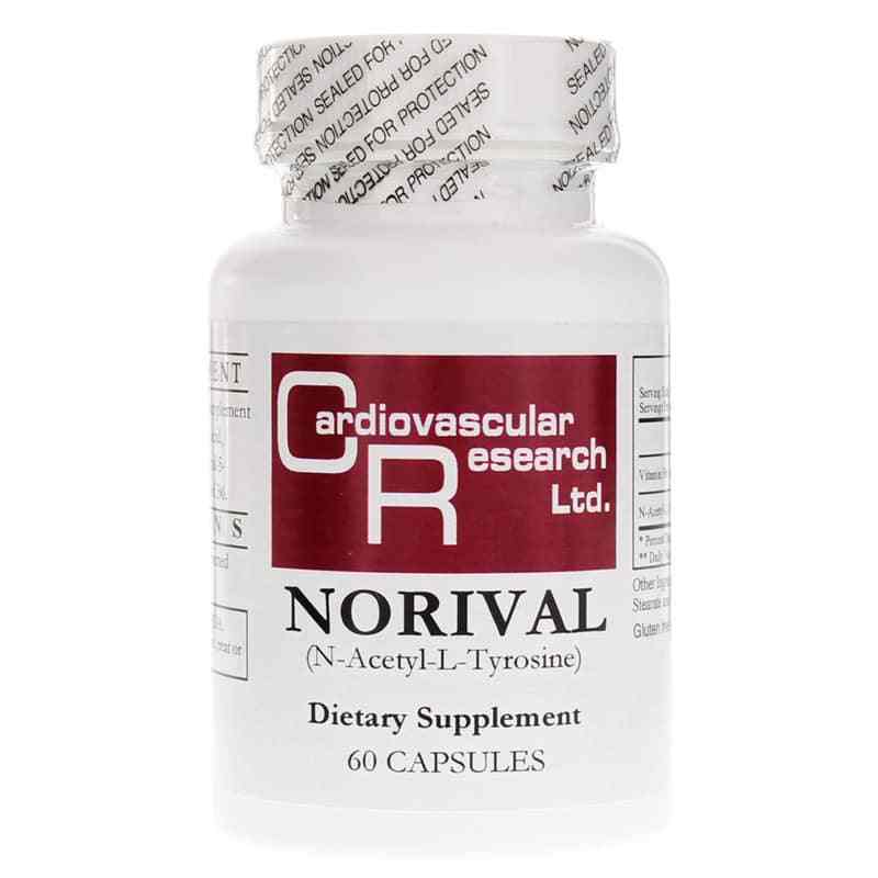Norival N-Acetyl-L-Tyrosine, 60 Capsules, by Cardiovascular Research