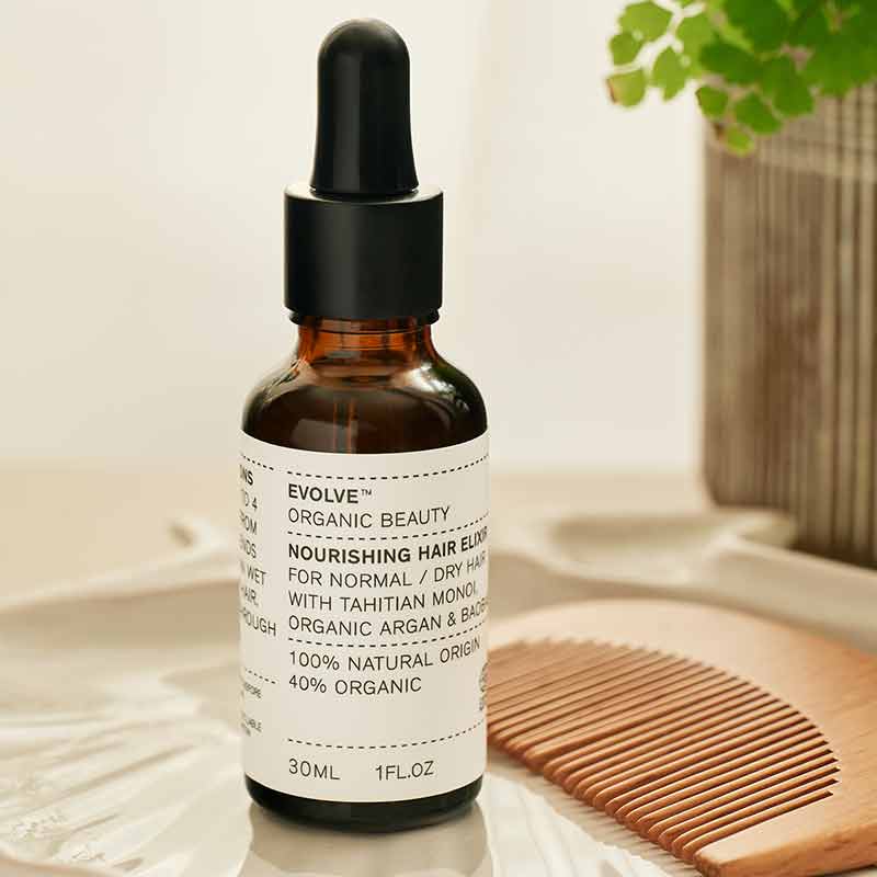 Nourishing Hair Elixir, 1 Oz, by Evolve Organic Beauty, image #4