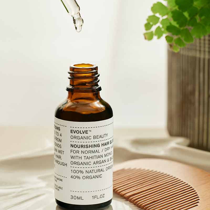Nourishing Hair Elixir, 1 Oz, by Evolve Organic Beauty, image #5