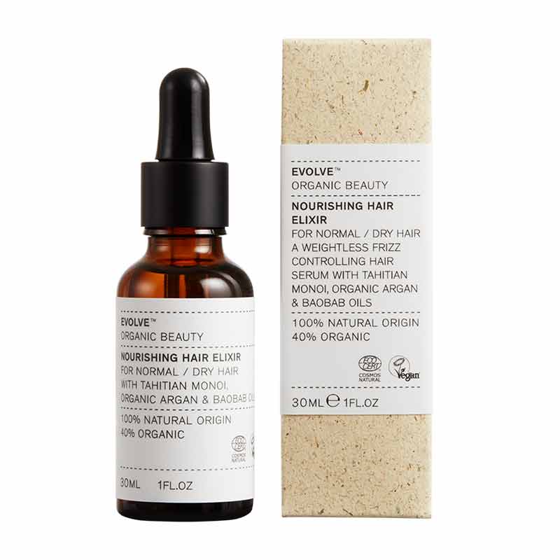 Nourishing Hair Elixir, by Evolve Organic Beauty