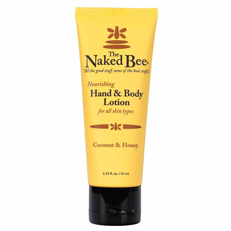 Nourishing Hand & Body Lotion, Coconut & Honey, 2.25 Oz, by Naked Bee