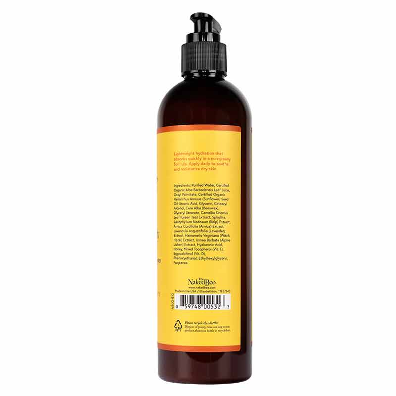 Nourishing Hand & Body Lotion, Orange Blossom Honey, 12 Oz, by Naked Bee, image #2