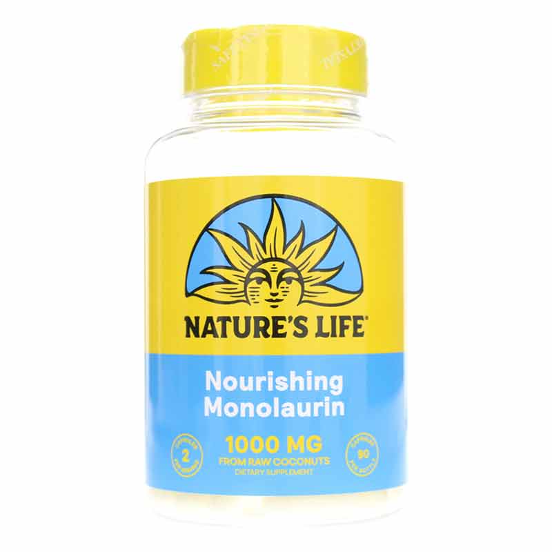Nourishing Monolaurin, 90 Veg Capsules, by Natures Life