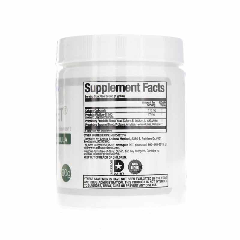 Novequin DPF Digestive Probiotic Formula, 90 Grams, by Arthur Andrew Medical, image #2