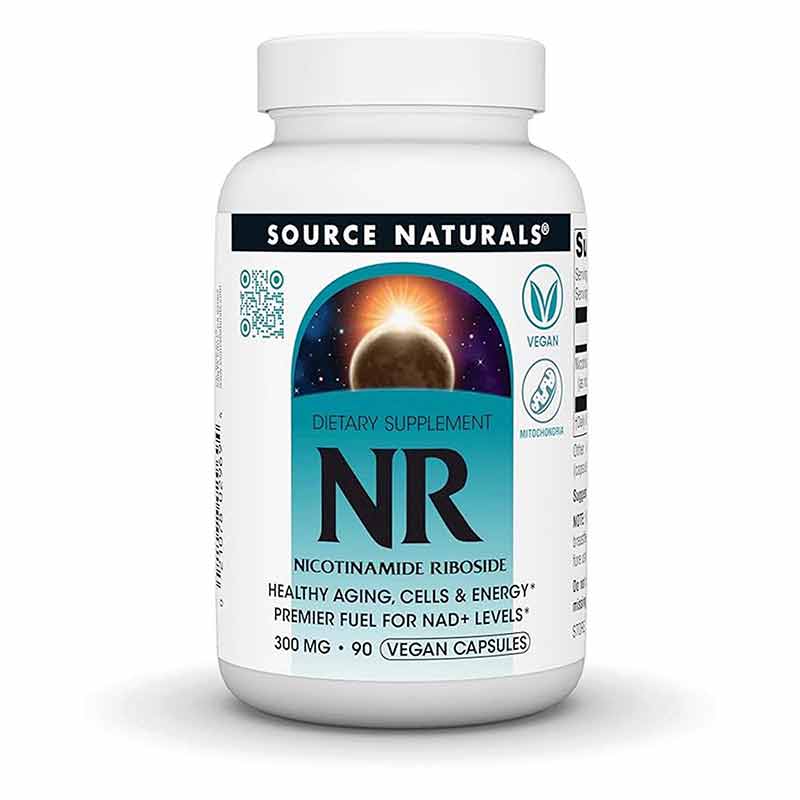 NR Nicotinamide Riboside 300 Mg, 90 Vegan Capsules, by Source Naturals